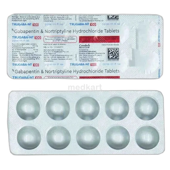 trugaba nt 100 tablet 10's
